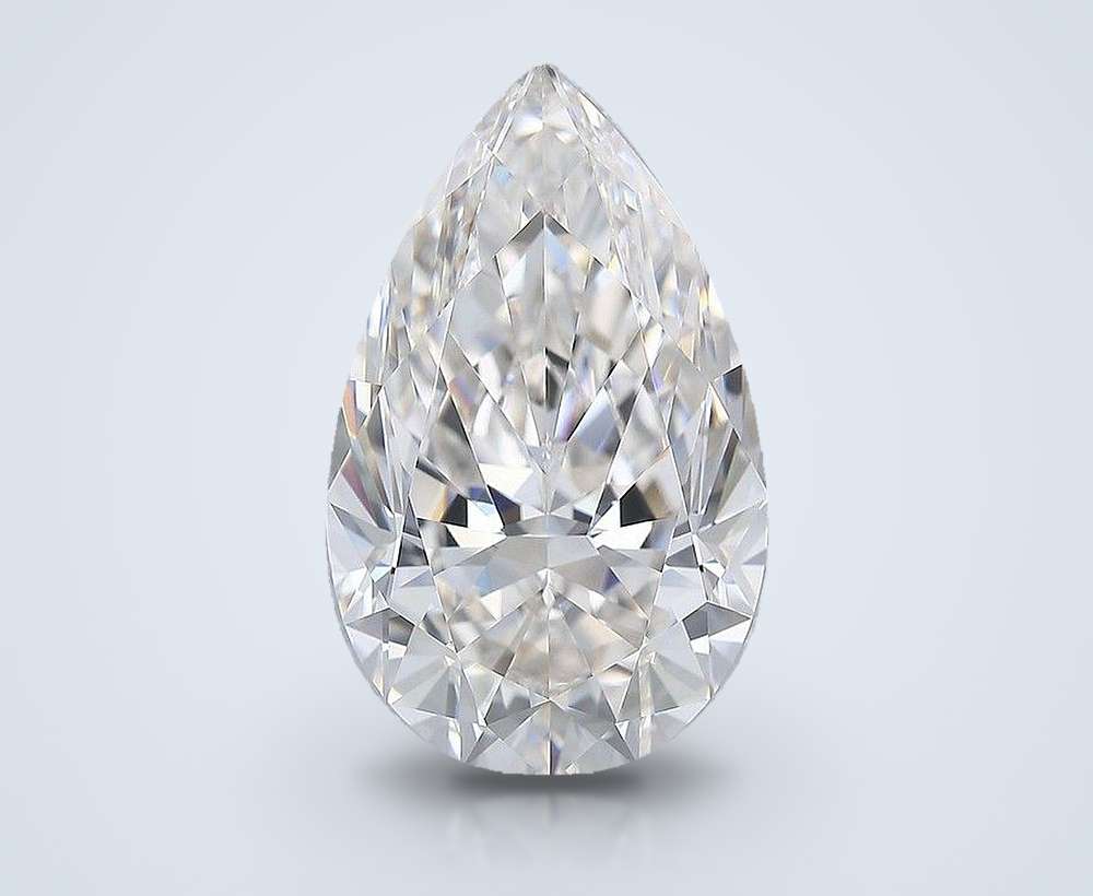 5.25 Carat Pear Natural Diamond