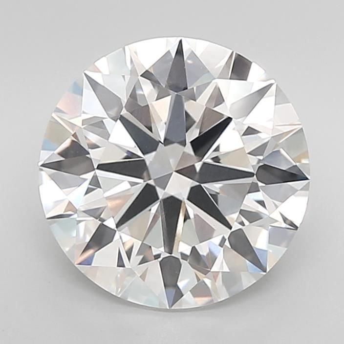 5.50ct F VVS2 Rare Carat Ideal Cut Round Lab Grown Diamond