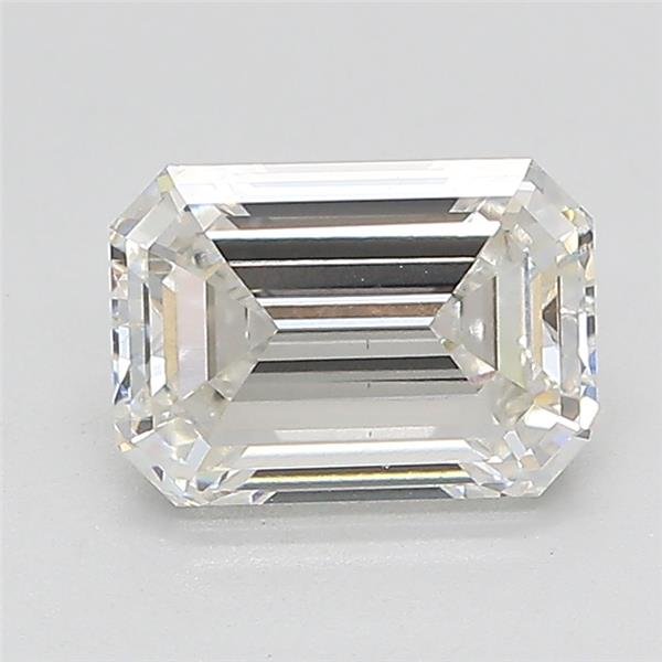 1.57ct H VS1 Rare Carat Ideal Cut Emerald Lab Grown Diamond