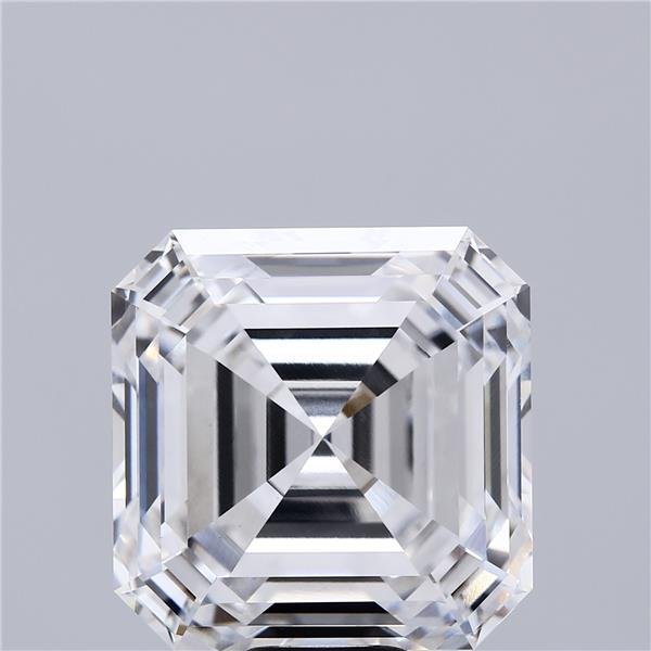 18.01ct F VVS2 Rare Carat Ideal Cut Asscher Lab Grown Diamond