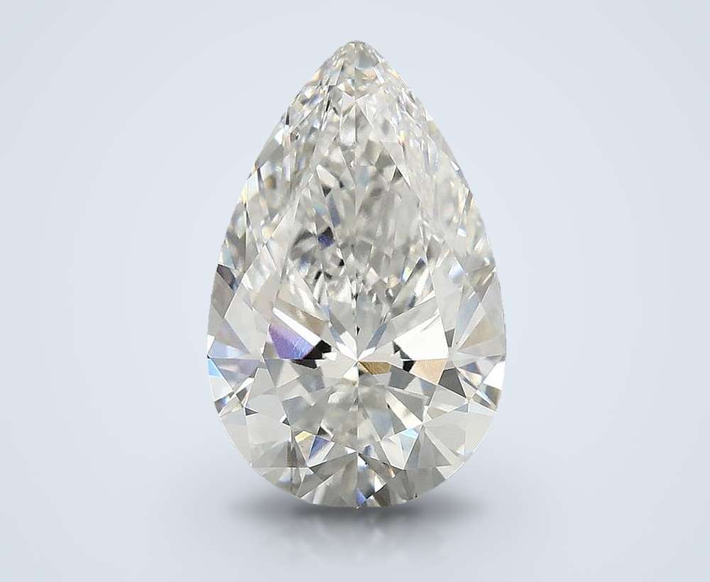 4.00 Carat Pear Lab Diamond