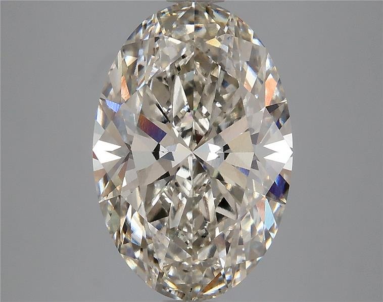 5.02ct I VS2 Rare Carat Ideal Cut Oval Lab Grown Diamond