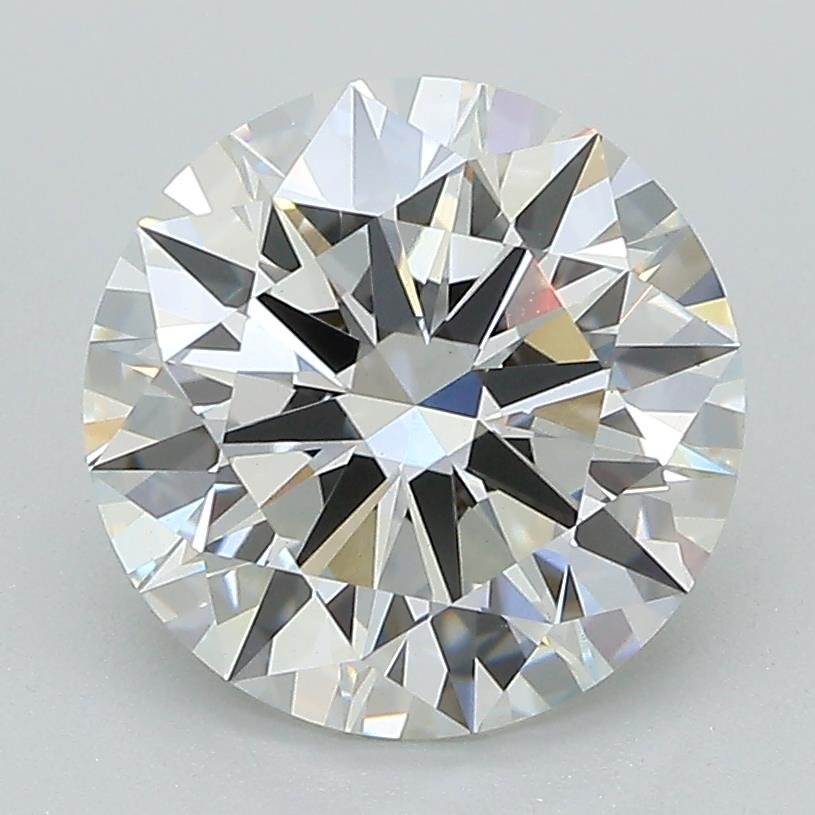 3.06ct F VS1 Rare Carat Ideal Cut Round Lab Grown Diamond