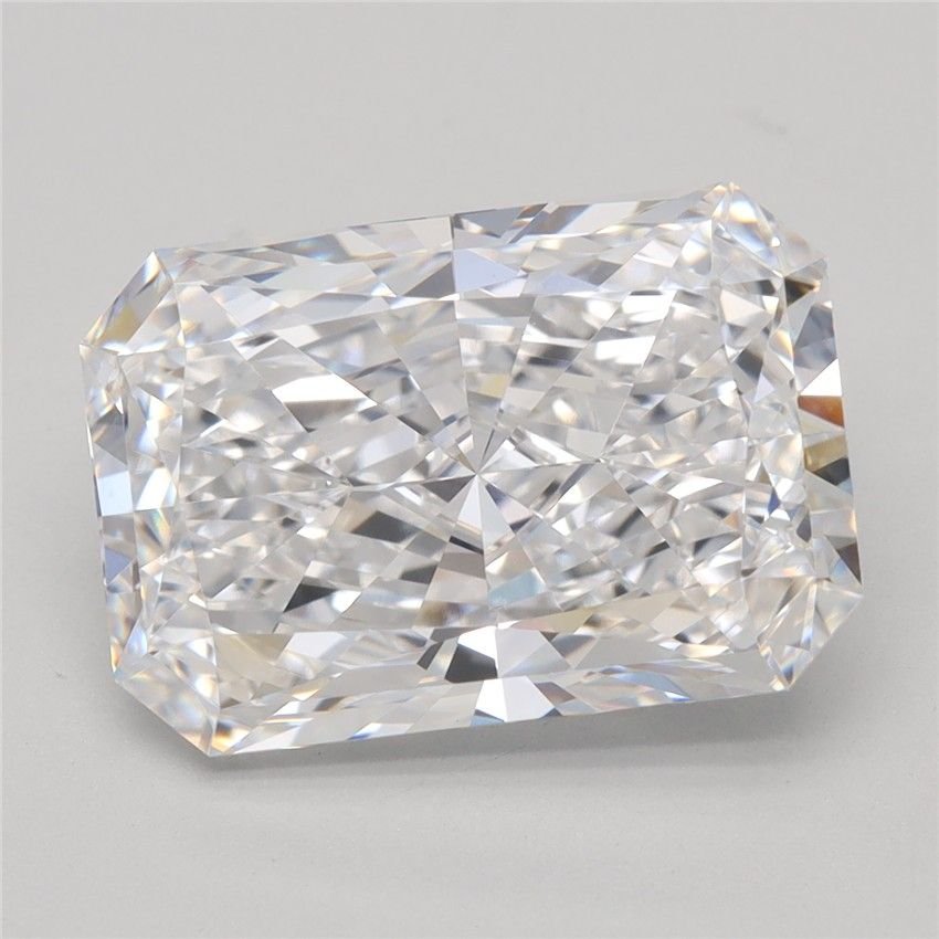 4.32ct E VVS2 Rare Carat Ideal Cut Radiant Lab Grown Diamond