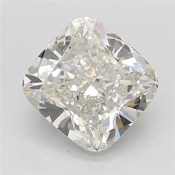 3.02ct H VS2 Rare Carat Ideal Cut Cushion Lab Grown Diamond