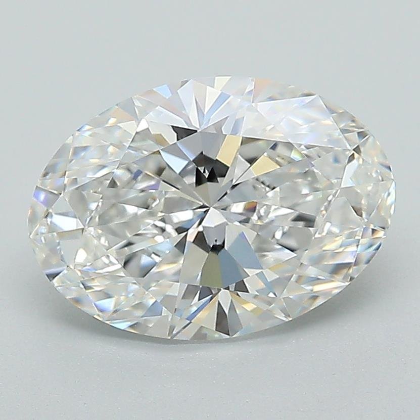 2.08ct E VS2 Rare Carat Ideal Cut Oval Lab Grown Diamond