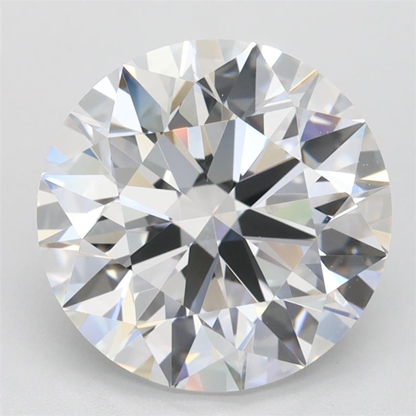 3.12ct D FL Rare Carat Ideal Cut Round Lab Grown Diamond