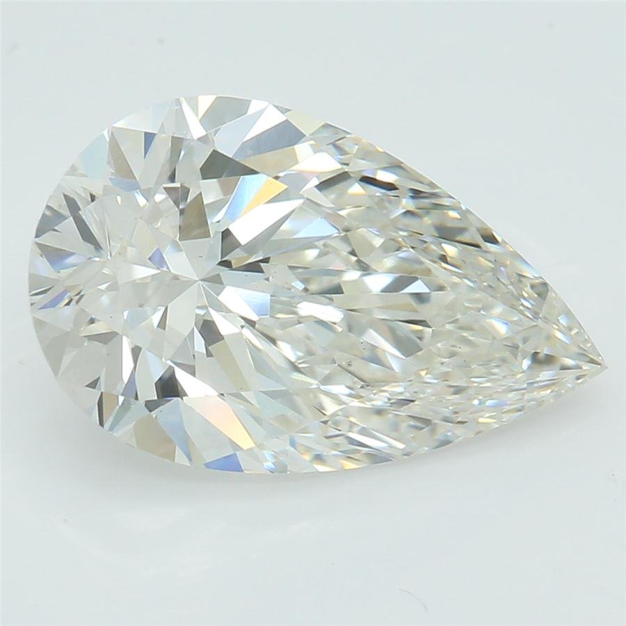 2.13ct H VS1 Rare Carat Ideal Cut Pear Lab Grown Diamond