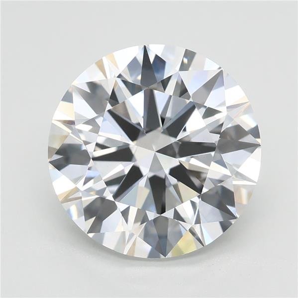 4.01ct F VS1 Rare Carat Ideal Cut Round Lab Grown Diamond