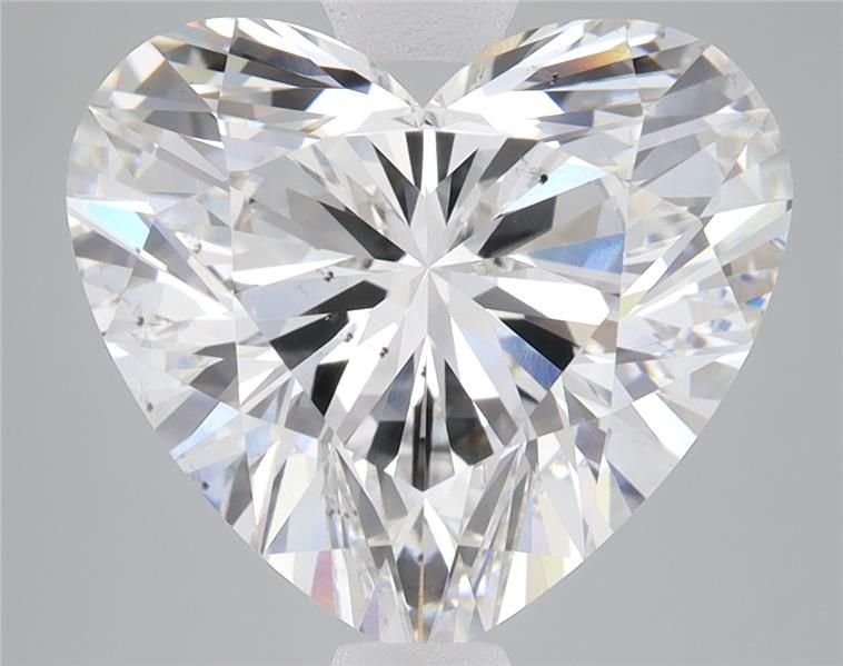 6.89ct F VS2 Rare Carat Ideal Cut Heart Lab Grown Diamond