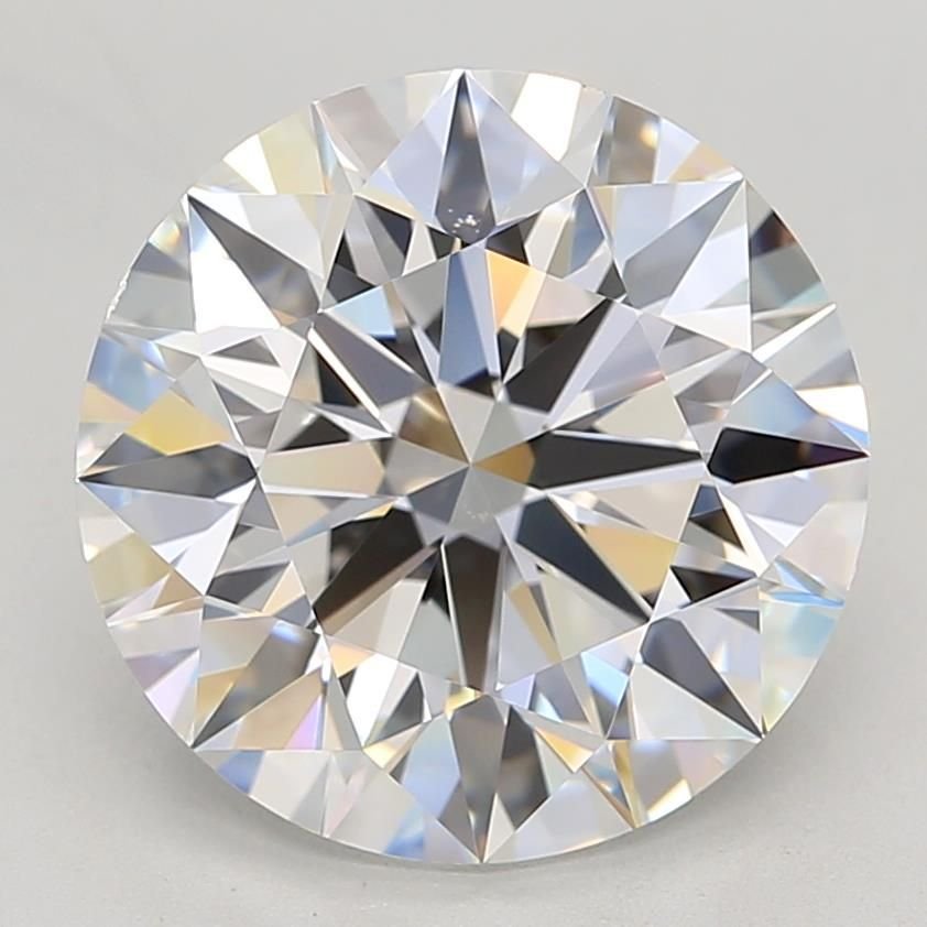 6.11ct E VVS1 Rare Carat Ideal Cut Round Lab Grown Diamond