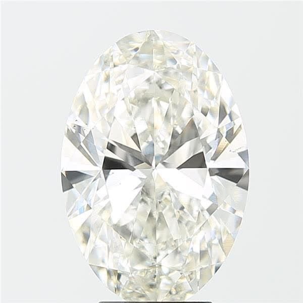 5.08ct H VS2 Rare Carat Ideal Cut Oval Lab Grown Diamond