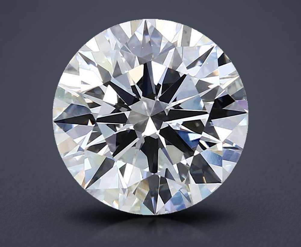 4.04 Carat Round Lab Diamond