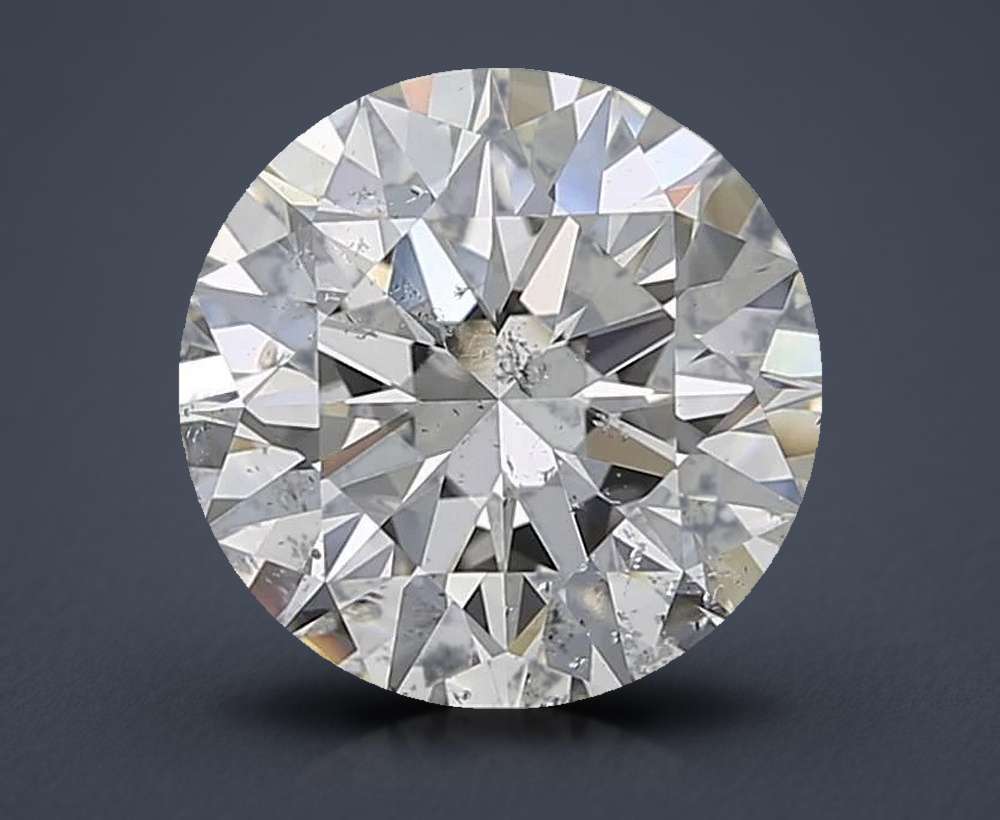 3.30 Carat Round Natural Diamond