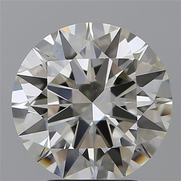 3.06ct K VS1 Rare Carat Ideal Cut Round Diamond