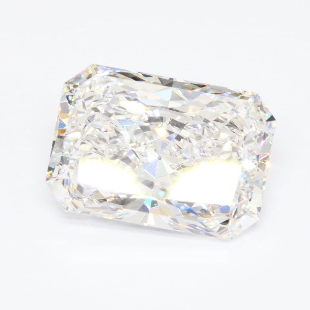 5.16ct E VVS2 Rare Carat Ideal Cut Radiant Lab Grown Diamond