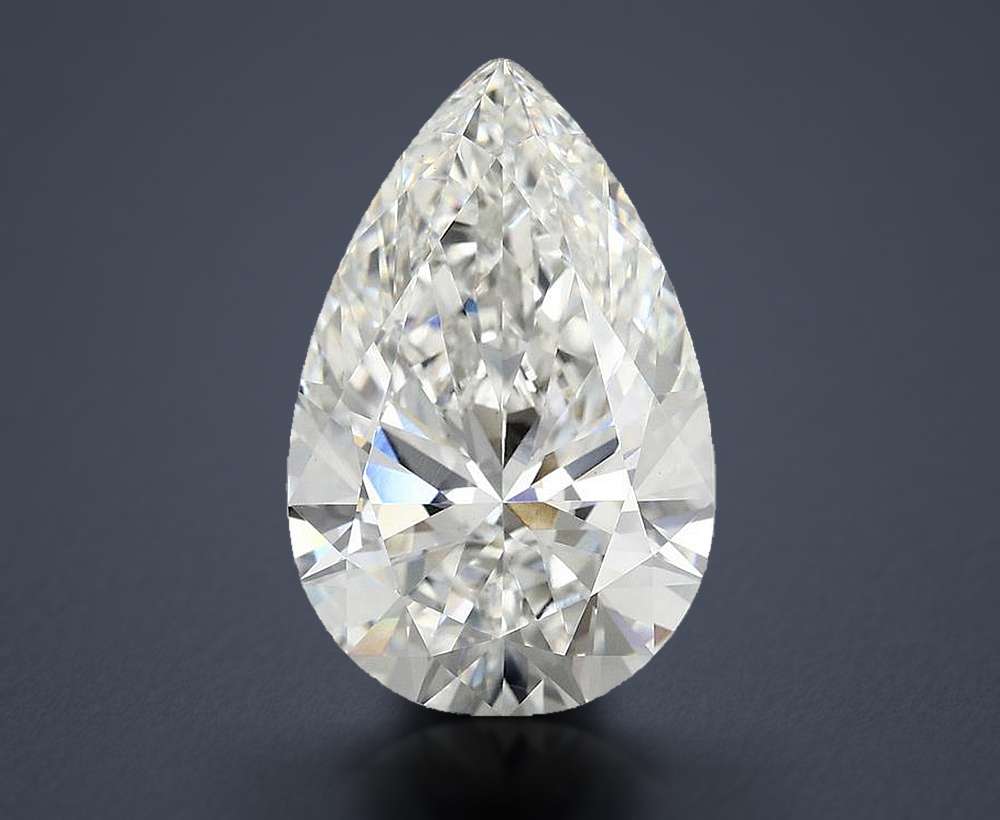 5.73 Carat Pear Lab Diamond