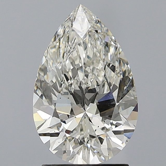 2.14ct G SI1 Rare Carat Ideal Cut Pear Lab Grown Diamond