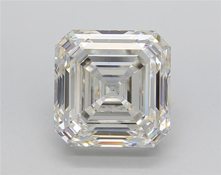 5.24ct H VS2 Rare Carat Ideal Cut Asscher Lab Grown Diamond