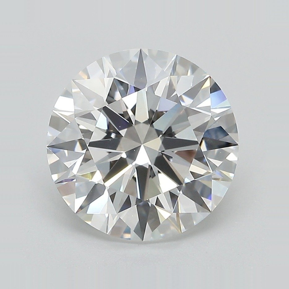 4.07ct E VVS2 Rare Carat Ideal Cut Round Lab Grown Diamond