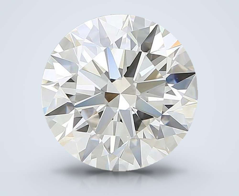 4.18 Carat Round Lab Diamond
