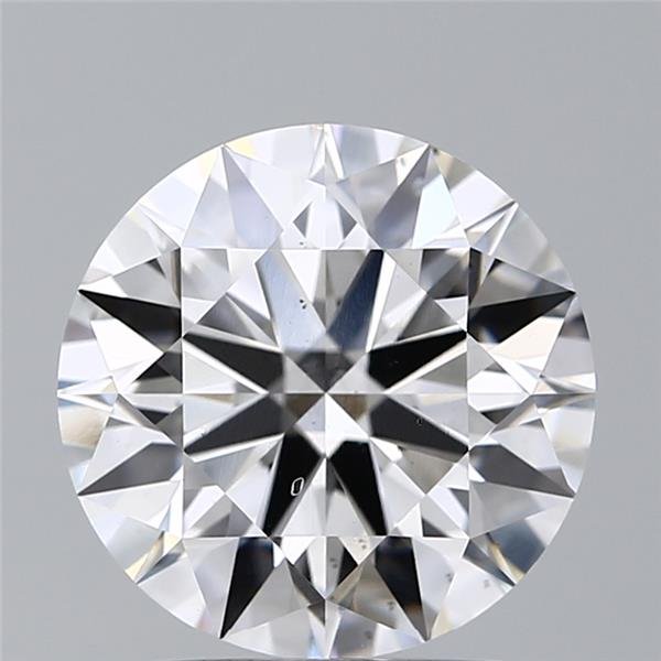 2.56ct D SI1 Rare Carat Ideal Cut Round Lab Grown Diamond