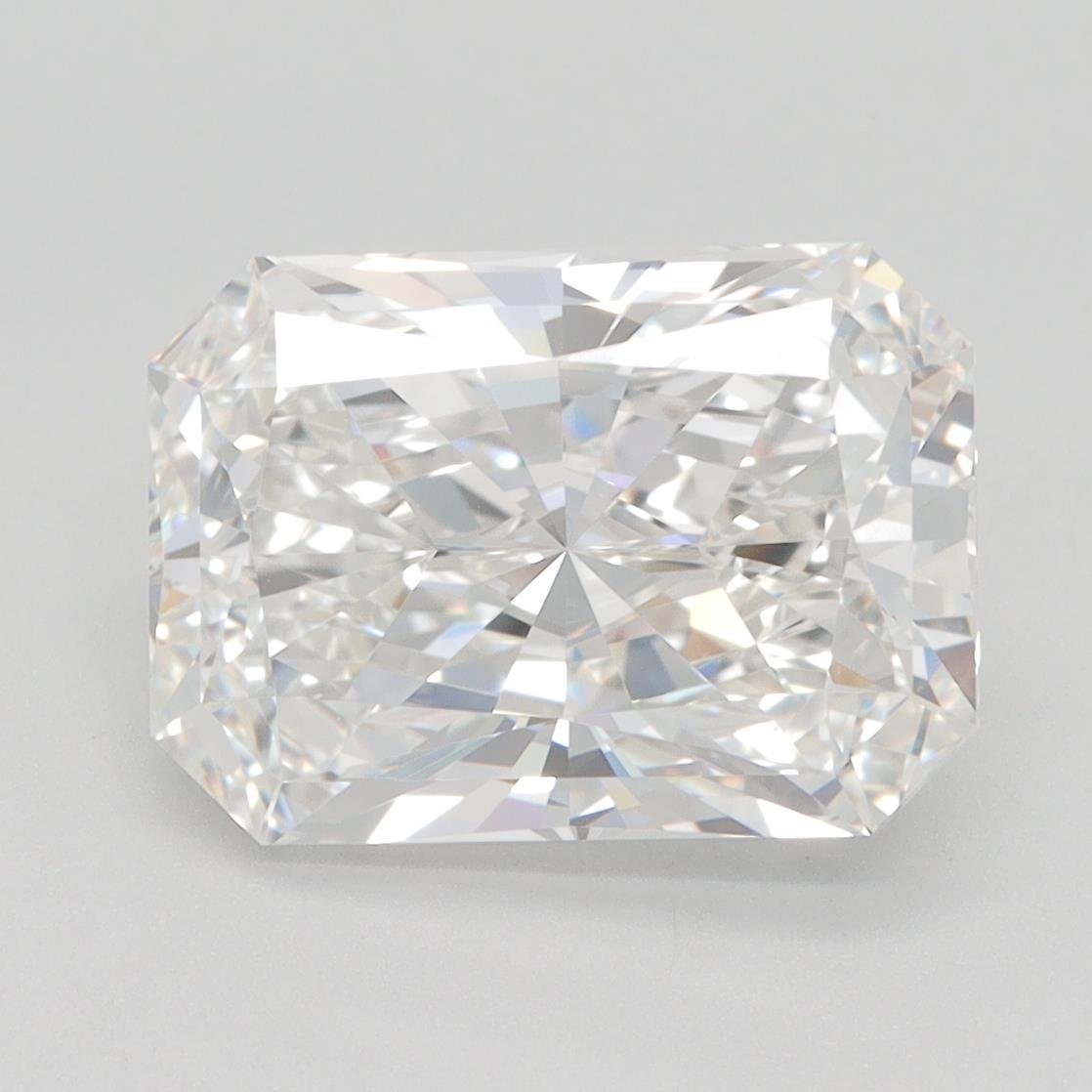 4.01ct H IF Rare Carat Ideal Cut Radiant Lab Grown Diamond