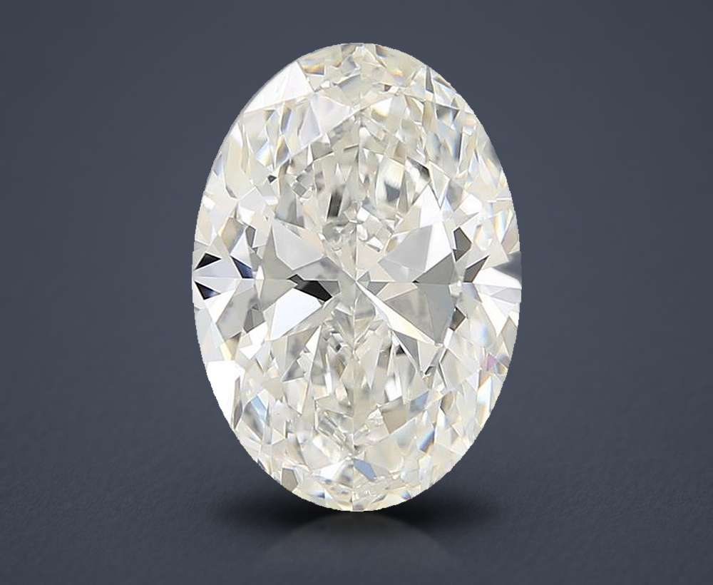 6.83 Carat Oval Lab Diamond