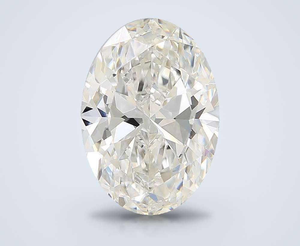 6.83 Carat Oval Lab Diamond