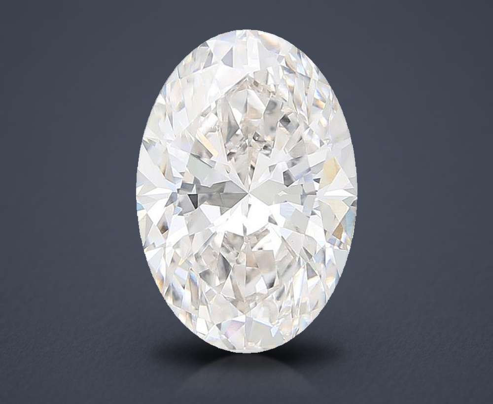 6.32 Carat Oval Lab Diamond