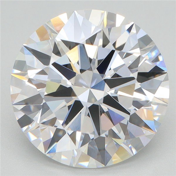 3.06ct E VS1 Rare Carat Ideal Cut Round Lab Grown Diamond