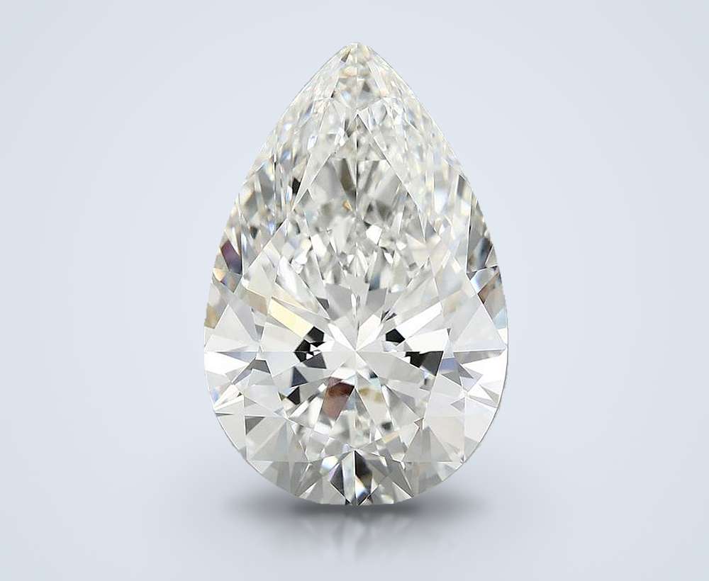 6.85 Carat Pear Lab Diamond