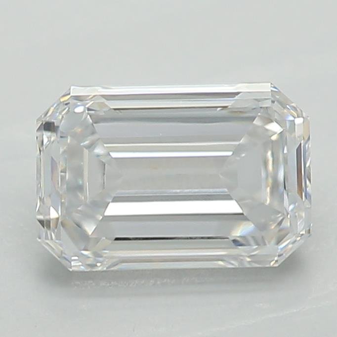 0.67ct D VVS2 Very Good Cut Emerald Lab Grown Diamond