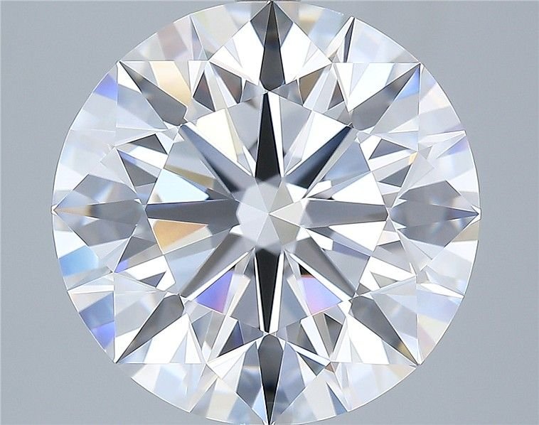 5.32ct D FL Rare Carat Ideal Cut Round Diamond