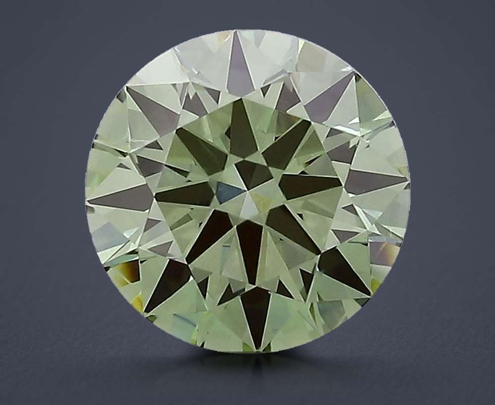 1.64 Ct. Fancy Vivid Green Round Lab Diamond