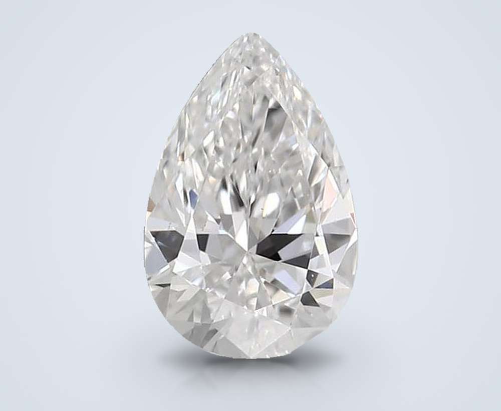 0.56 Carat Pear Lab Diamond