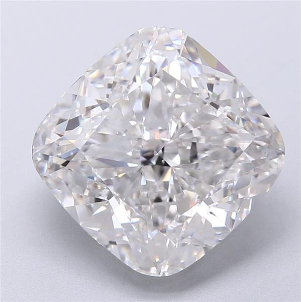 6.37ct D VS1 Rare Carat Ideal Cut Cushion Lab Grown Diamond