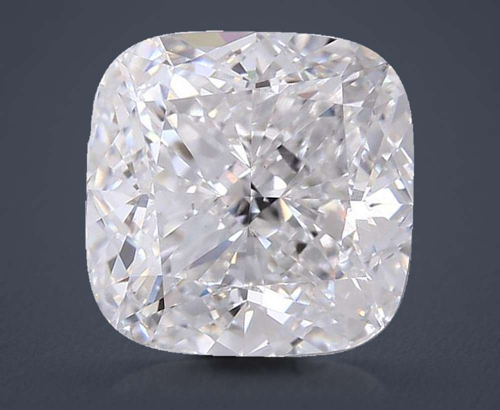 6.37 Carat Cushion Lab Diamond