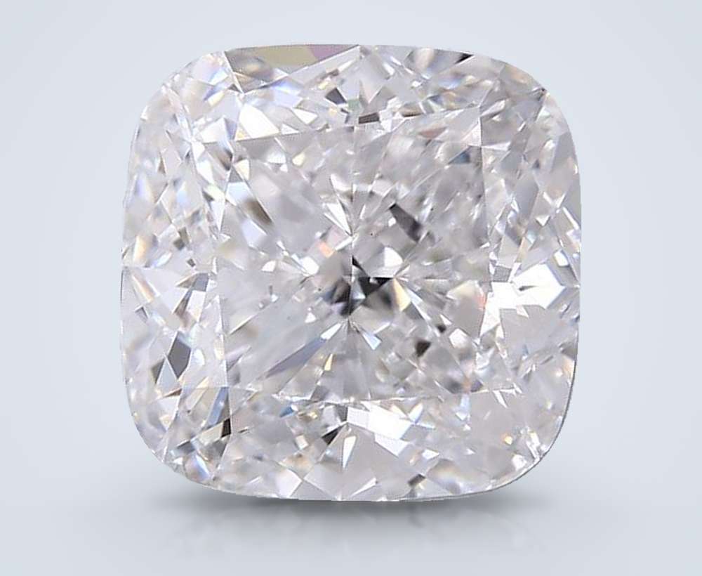 6.37 Carat Cushion Lab Diamond