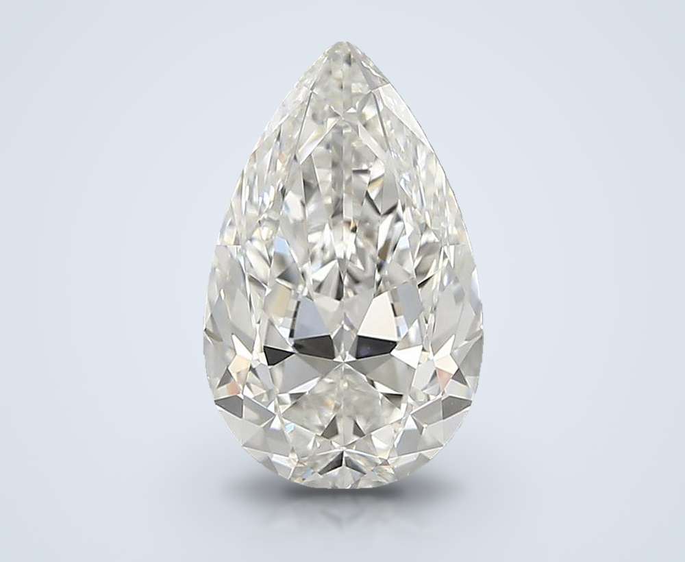 3.02 Carat Pear Natural Diamond