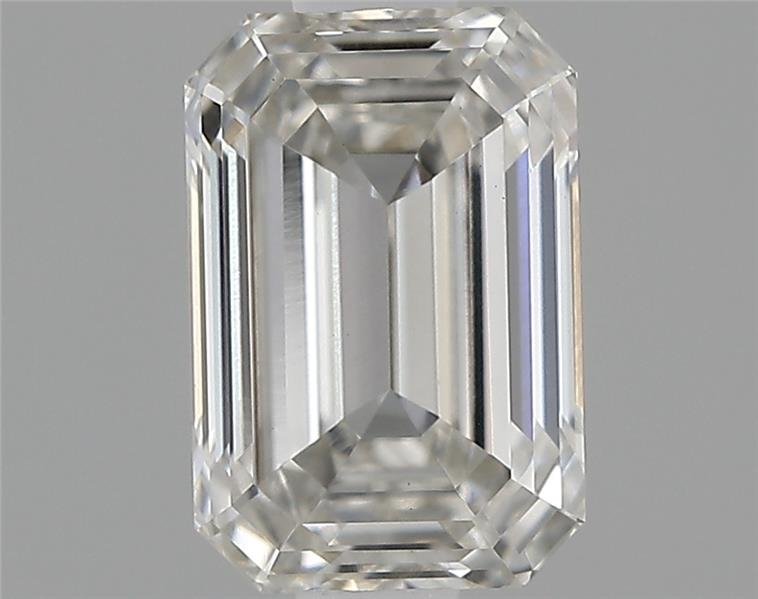 0.88ct H VVS2 Rare Carat Ideal Cut Emerald Lab Grown Diamond