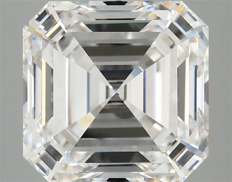 5.04ct E VS1 Rare Carat Ideal Cut Asscher Lab Grown Diamond