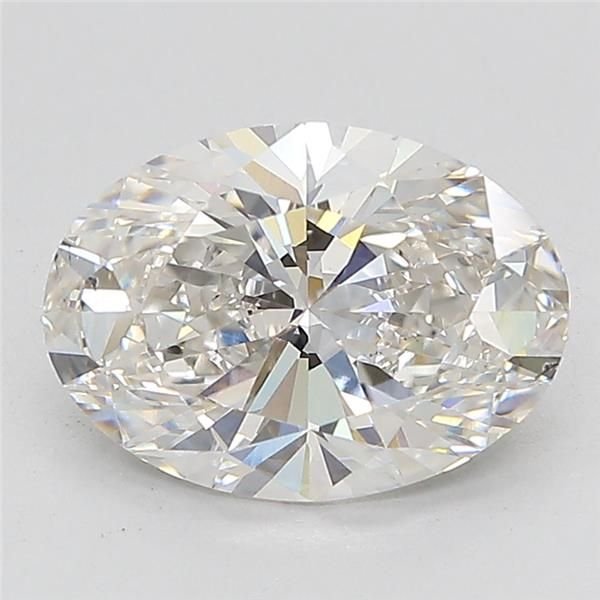 2.19ct F VS2 Rare Carat Ideal Cut Oval Lab Grown Diamond