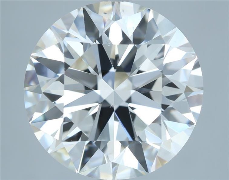 4.67ct H VS2 Rare Carat Ideal Cut Round Diamond