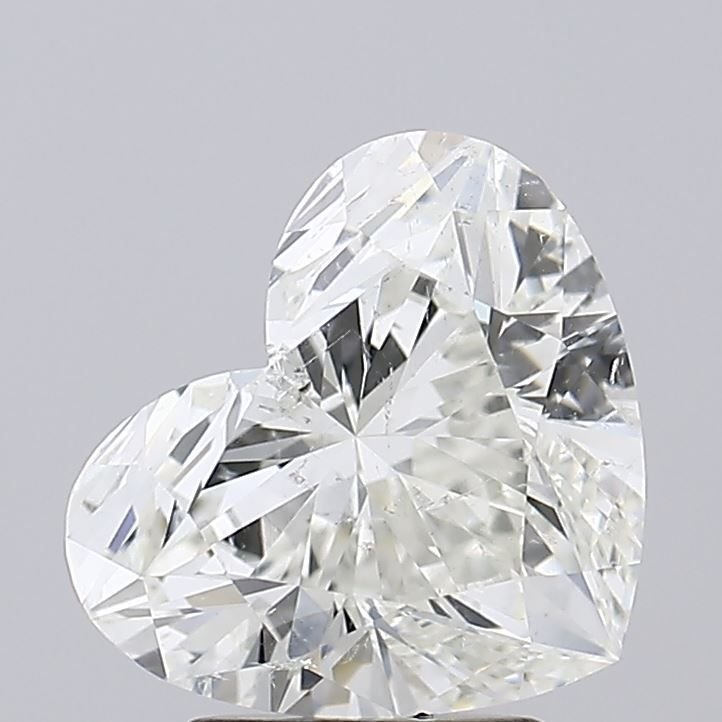 3.02ct J SI2 Rare Carat Ideal Cut Heart Diamond