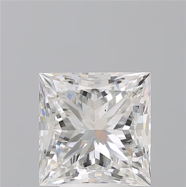 5.09ct G VS2 Rare Carat Ideal Cut Princess Lab Grown Diamond