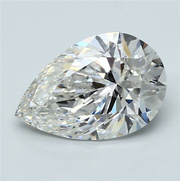 5.01ct H VS1 Rare Carat Ideal Cut Pear Lab Grown Diamond