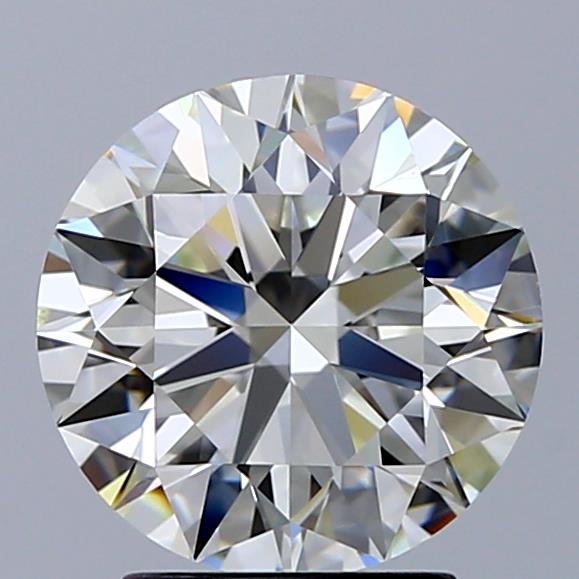 2.81ct J VS1 Rare Carat Ideal Cut Round Diamond