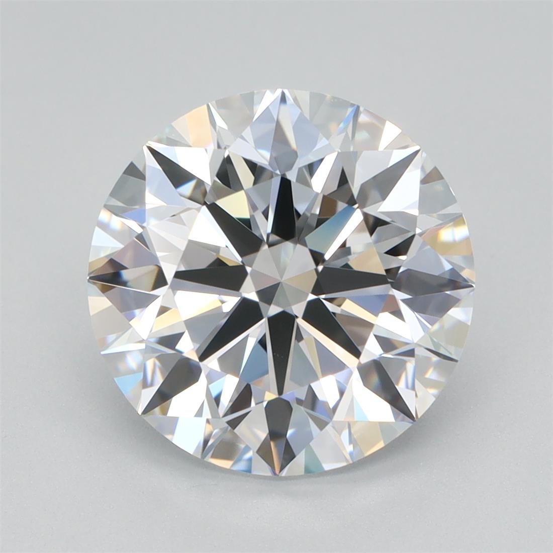 3.14ct D VS1 Rare Carat Ideal Cut Round Lab Grown Diamond