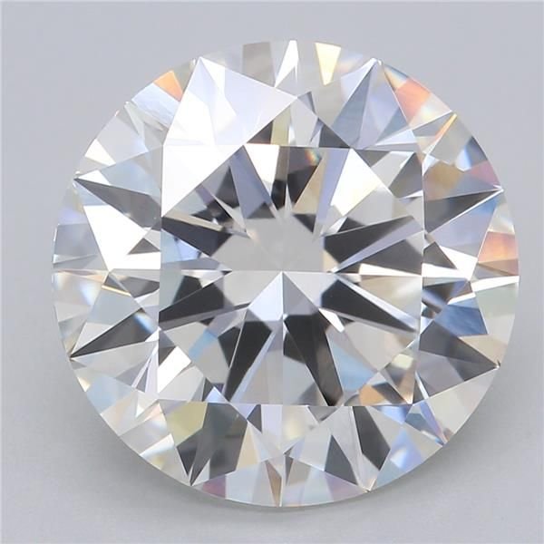 4.03ct F VVS2 Rare Carat Ideal Cut Round Lab Grown Diamond